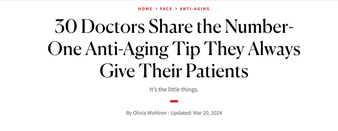 New Beauty: "30 Doctors Share the Number-One Anti-Aging Tip They Always Give Their Patients